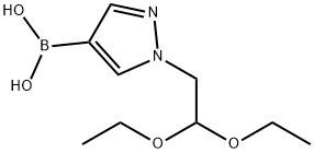 1-(2,2-Diethoxyethyl)-1H-pyrazol-4-ylboronic acid Struktur