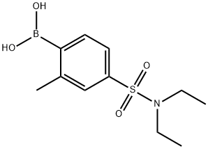 4-(N,N-Diethylsulfamoyl)-2-methylphenylboronic acid Struktur