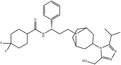 3-Hydroxymethyl Maraviroc Struktur