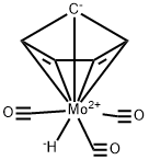 CYCLOPENTADIENYLMOLYBDENUM(I) TRICARBON Struktur