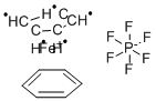 ETA-BENZENE(ETA-CYCLOPENTADIENYL)IRON HEXAFLUOROPHOSPHATE Struktur