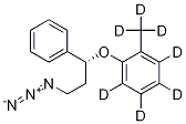 (R)-3-Azido-1-phenyl-1-(2-methylphenoxy-d7)propane Struktur