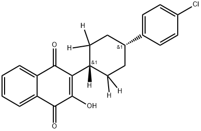 cis-Atovaquone-d5 (contains 10% trans isoMer) Struktur