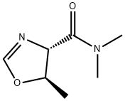 4-Oxazolecarboxamide,4,5-dihydro-N,N,5-trimethyl-,(4S-trans)-(9CI) Struktur