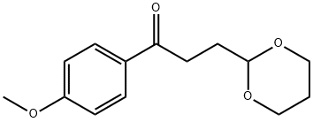 3-(1,3-DIOXAN-2-YL)-4'-METHOXYPROPIOPHENONE Struktur