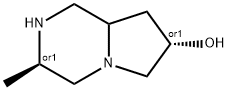 (3S,7R,8aS)-3-methyloctahydropyrrolo[1,2-a]pyrazin-7-ol Struktur