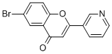 6-BROMO-2-(PYRIDIN-3-YL)-4H-CHROMEN-4-ONE Struktur