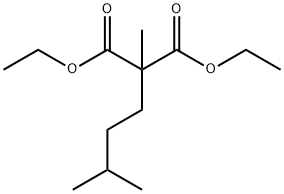 DIETHYL 2-ISOPENTYL-2-METHYLMALONATE Struktur