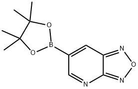 [1,2,5]Oxadiazolo[3,4-b]pyridin-6-ylboronic acid pinacol ester Struktur