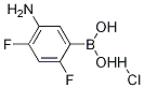 5-Amino-2,4-difluorophenylboronic acid, HCl Struktur