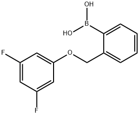 2-[(3μ,5μ-Difluorophenoxy)methyl]phenylboronic  acid Struktur