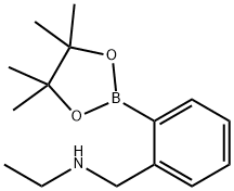 2-(Ethylaminomethyl)phenylboronic acid,pinacol ester Struktur