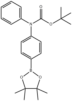 4-(N-BOC-N-phenylamino)phenylboronic acid,pinacol Struktur