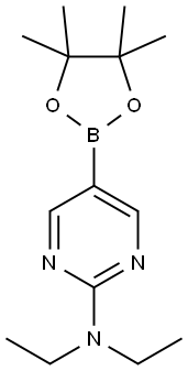 2-DiethylaMinopyriMidine-5-boronic acid, pinacol ester Struktur