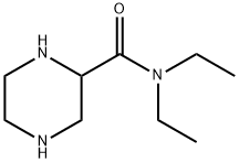 2-Piperazinecarboxamide,N,N-diethyl-(9CI) Struktur