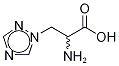 rac 3-(1,2,4-Triazol-1-yl)-L-alanine-15N,d2 Struktur