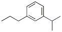 Benzene, 1-(1-methylethyl)-3-propyl- (9CI) Struktur