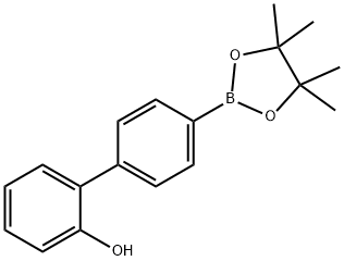 4'-(4,4,5,5-TETRAMETHYL-1,3,2-DIOXABOROLAN-2-YL)BIPHENYL-2-OL Struktur