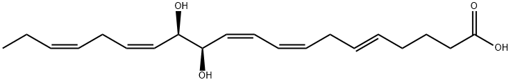 12,13-dihydroxyeicosa-5,8,10,14,17-pentaenoic acid Struktur