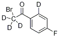 2-BroMo-4'-fluoroacetophenone--d4 Struktur