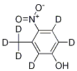 3-Methyl-d3-4-nitrophenol--d3 Struktur