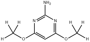 2-AMino-4,6-diMethoxypyriMidine-d6 Struktur