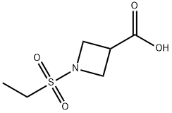 1-(Ethanesulfonyl)azetidine-3-carboxylic acid Struktur