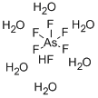 HEXAFLUOROARSENIC ACID Struktur