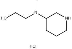 2-[Methyl(3-piperidinyl)amino]-1-ethanoldihydrochloride Struktur