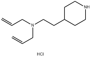 N-Allyl-N-[2-(4-piperidinyl)ethyl]-2-propen-1-amine dihydrochloride Struktur