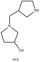 1-(3-Pyrrolidinylmethyl)-3-pyrrolidinoldihydrochloride Struktur