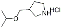 3-(Isopropoxymethyl)pyrrolidine hydrochloride Struktur