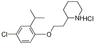 2-[2-(4-Chloro-2-isopropylphenoxy)ethyl]-piperidine hydrochloride Struktur