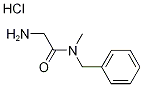 2-Amino-N-benzyl-N-methylacetamide hydrochloride Struktur