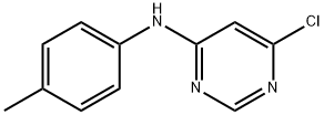 6-Chloro-N-(4-methylphenyl)-4-pyrimidinamine Struktur