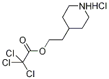 2-(4-Piperidinyl)ethyl 2,2,2-trichloroacetatehydrochloride Struktur