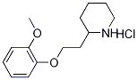 2-Methoxyphenyl 2-(2-piperidinyl)ethyl etherhydrochloride Struktur