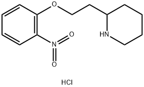 2-[2-(2-Nitrophenoxy)ethyl]piperidinehydrochloride Struktur