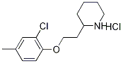 2-[2-(2-Chloro-4-methylphenoxy)ethyl]piperidinehydrochloride Struktur