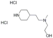 2-{Methyl[2-(4-piperidinyl)ethyl]amino}-1-ethanoldihydrochloride Struktur