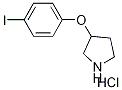 3-(4-Iodophenoxy)pyrrolidine hydrochloride Struktur