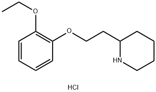 2-[2-(2-Ethoxyphenoxy)ethyl]piperidinehydrochloride Struktur