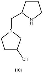 1-(2-Pyrrolidinylmethyl)-3-pyrrolidinoldihydrochloride Struktur