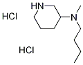 N-Butyl-N-methyl-3-piperidinamine dihydrochloride Struktur