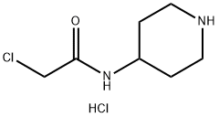 2-Chloro-N-(4-piperidinyl)acetamide hydrochloride Struktur