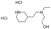 2-{Ethyl[2-(3-piperidinyl)ethyl]amino}-1-ethanoldihydrochloride Struktur