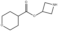 3-Azetidinyl tetrahydro-2H-pyran-4-carboxylate Struktur