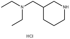 N-Ethyl-N-(3-piperidinylmethyl)-1-ethanaminedihydrochloride Struktur