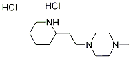 1-Methyl-4-[2-(2-piperidinyl)ethyl]piperazinedihydrochloride Struktur