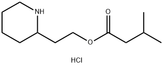 2-(2-Piperidinyl)ethyl 3-methylbutanoatehydrochloride Struktur